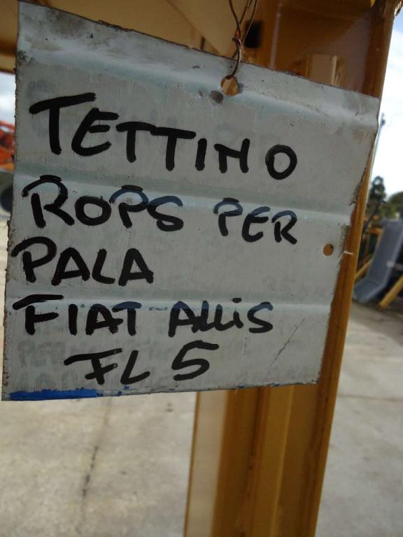 Estructura de protección para Fiat Allis FL5 Foto 4