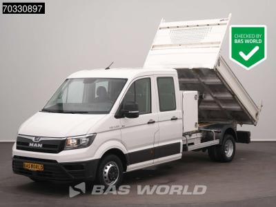 Man TGE 5.120 Dubbel Cabine Kipper met Kist Dubbellucht 3,5t Trekhaak Airco Cruise Navi Camera Euro6 Ti vendida por BAS World B.V.