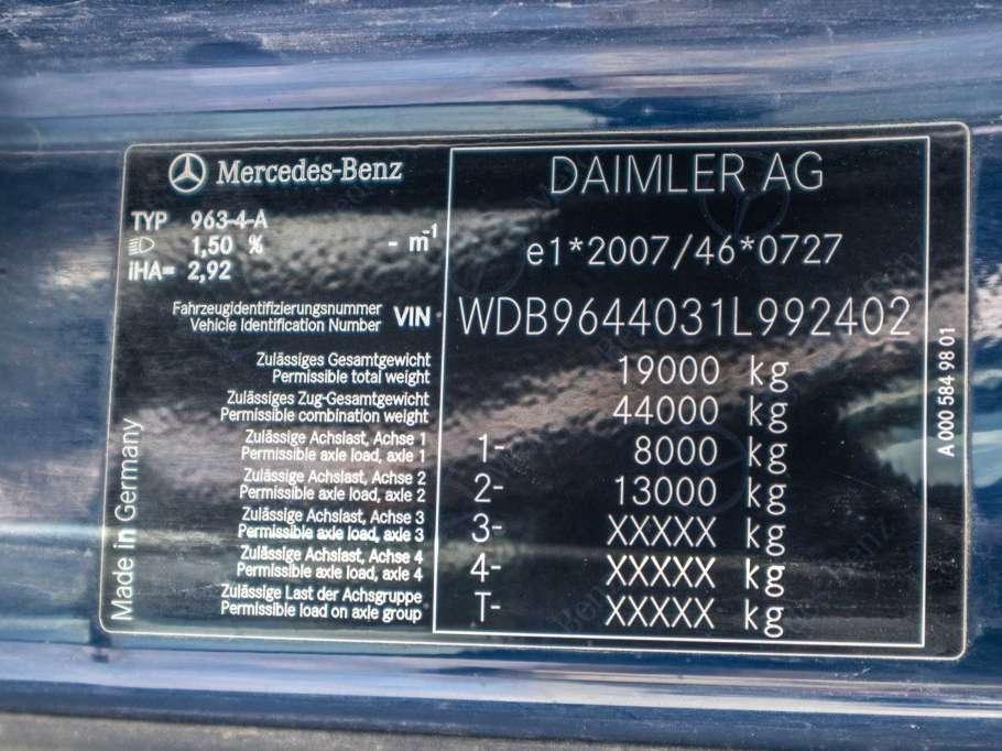 Mercedes-Benz AROCS 1843 LS ( NO ACTROS) +HYDRAULIQUE Foto 10