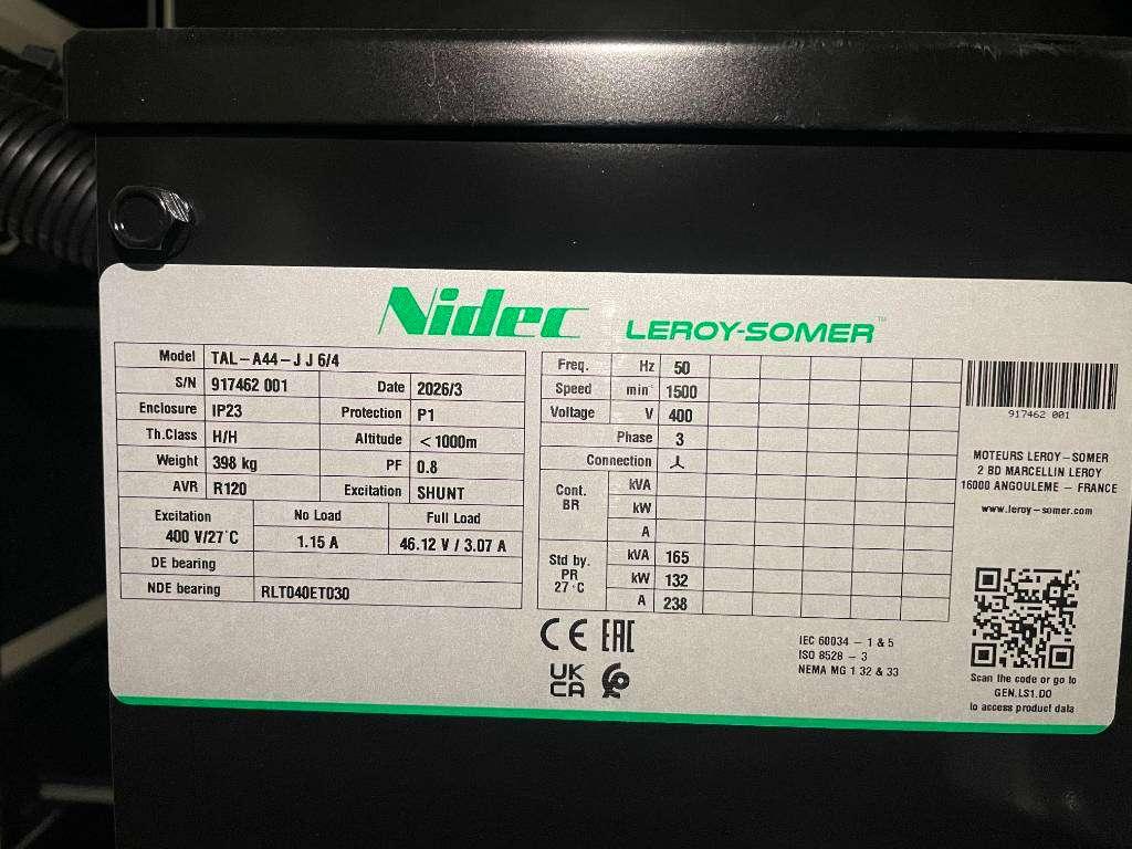 Cummins 6BTAA5.9-G12 - 165 kVA Generator - DPX-19838 Foto 19