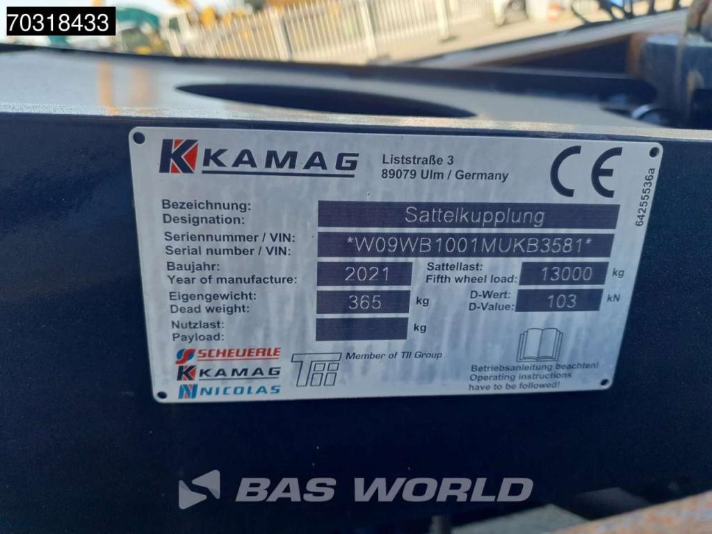 Kamag WBH 25-F5 4X2 BDF Bodycarrier Wechselbrückenumsetzer 5th wheel 8824 Hours Euro 5 Foto 29