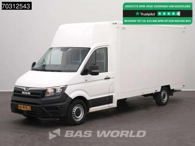 Man TGE 3.100 433cm Bakwagen Achterdeuren Zijdeur Airco Camera Euro6 Meubelbak Koffer Verkoopwagen Pakk vendida por BAS World B.V.