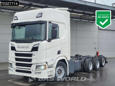 Scania R580 R 8X4 8x4 chassis Lift+Steering axle Full Air suspension Retarder Automatic Euro 6 vendida por BAS World B.V.