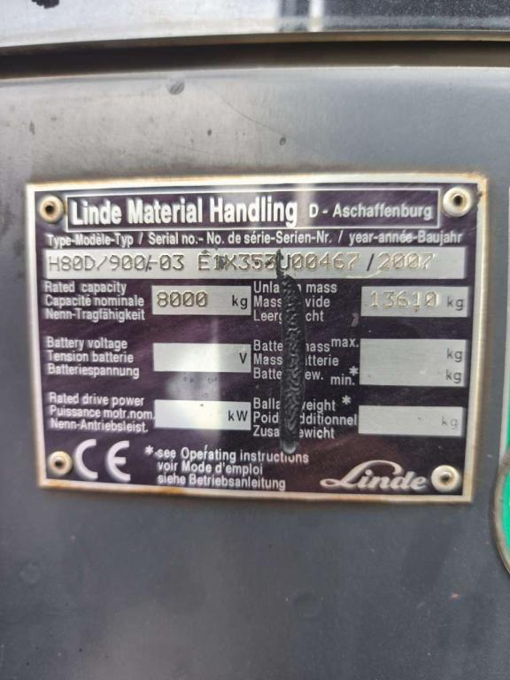 Linde H80D-03/900 Foto 6