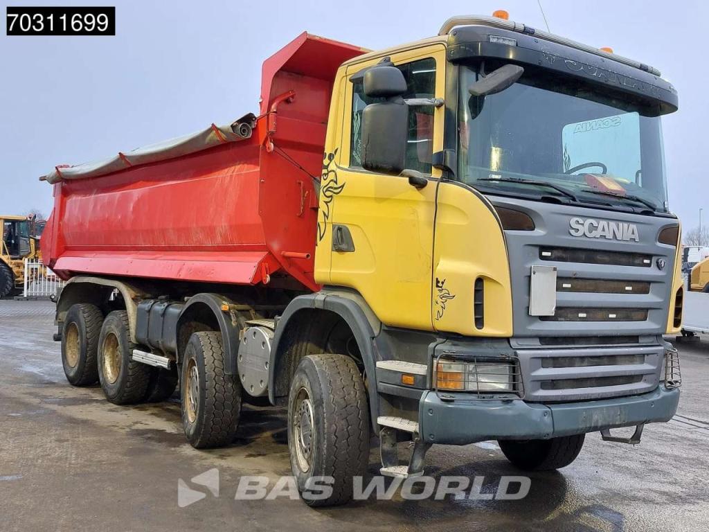Scania G420 G 8X6 8x6 18m3 KH tipper Steel Suspension Big-Axle Euro 4 Foto 12