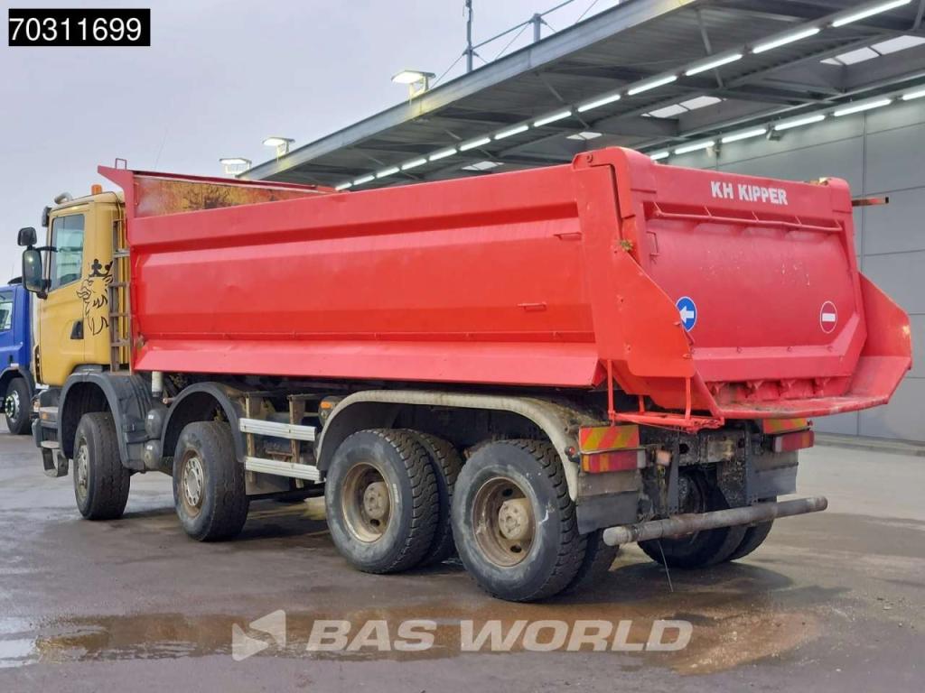 Scania G420 G 8X6 8x6 18m3 KH tipper Steel Suspension Big-Axle Euro 4 Foto 9