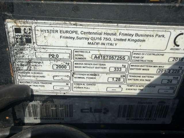 Hyster p 20 Foto 11