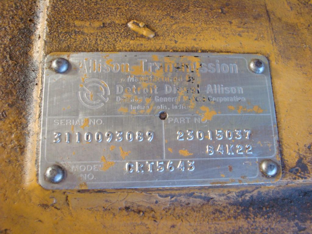 Transmisión para Fiat Allis FR35 Foto 2