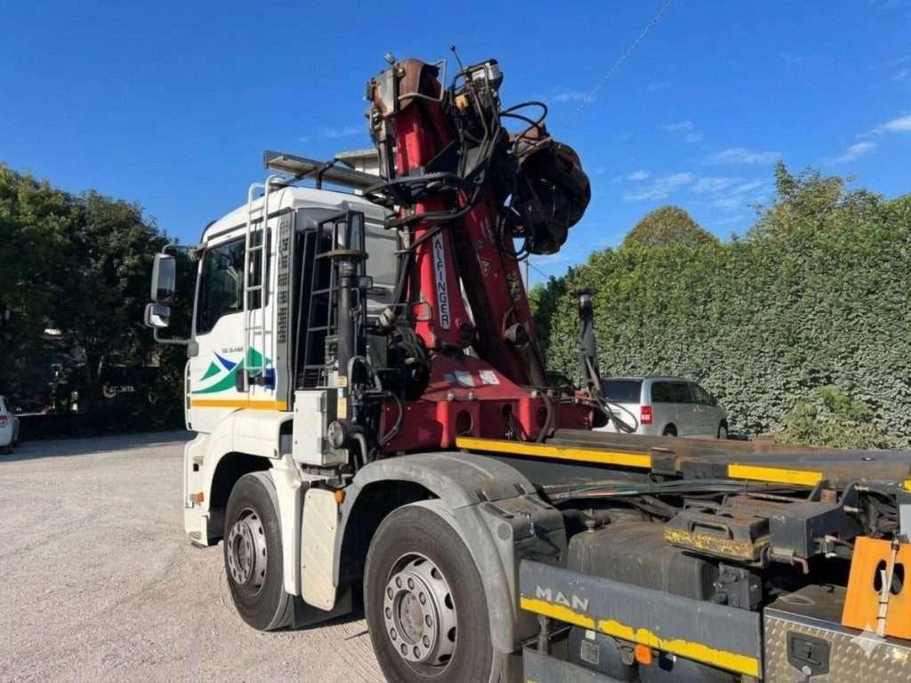 Man TGA 35.440 USATO SCARRABILE CON GRU E POLIPO Foto 5