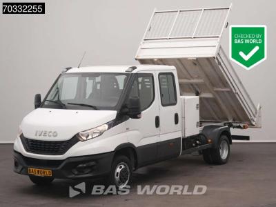 Iveco Daily 35C16 3.0 160PK Kipper Dubbele Cabine 3,5t Trekhaak Dubbellucht Airco Cruise Euro6 Tipper Ben vendida por BAS World B.V.