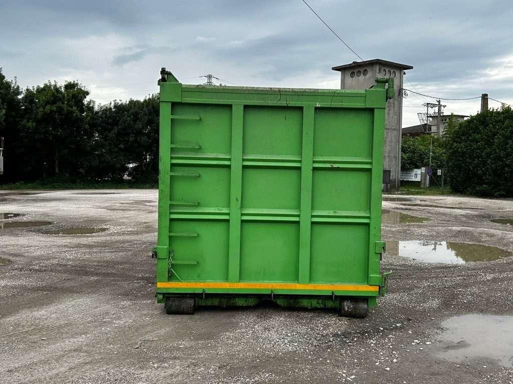 CONTAINER SCARRABILE USATO CON COPERCHIO E GRU Foto 6