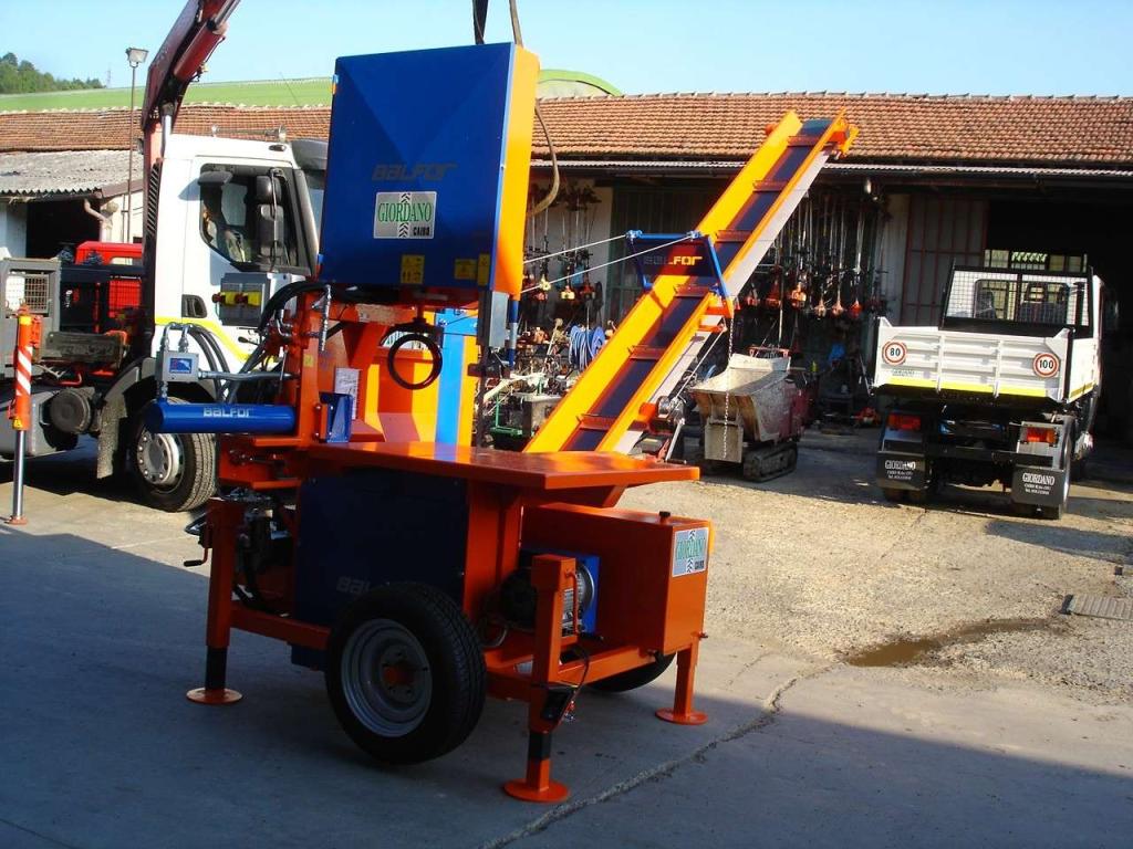 Balfor SS 800 SEGA A NASTRO PROFESSIONALE COMBINATA CON CARRELLO A RULLI PER TRONCHI Foto 23