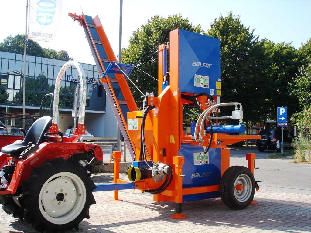 Balfor SS 800 SEGA A NASTRO PROFESSIONALE COMBINATA CON CARRELLO A RULLI PER TRONCHI Foto 8