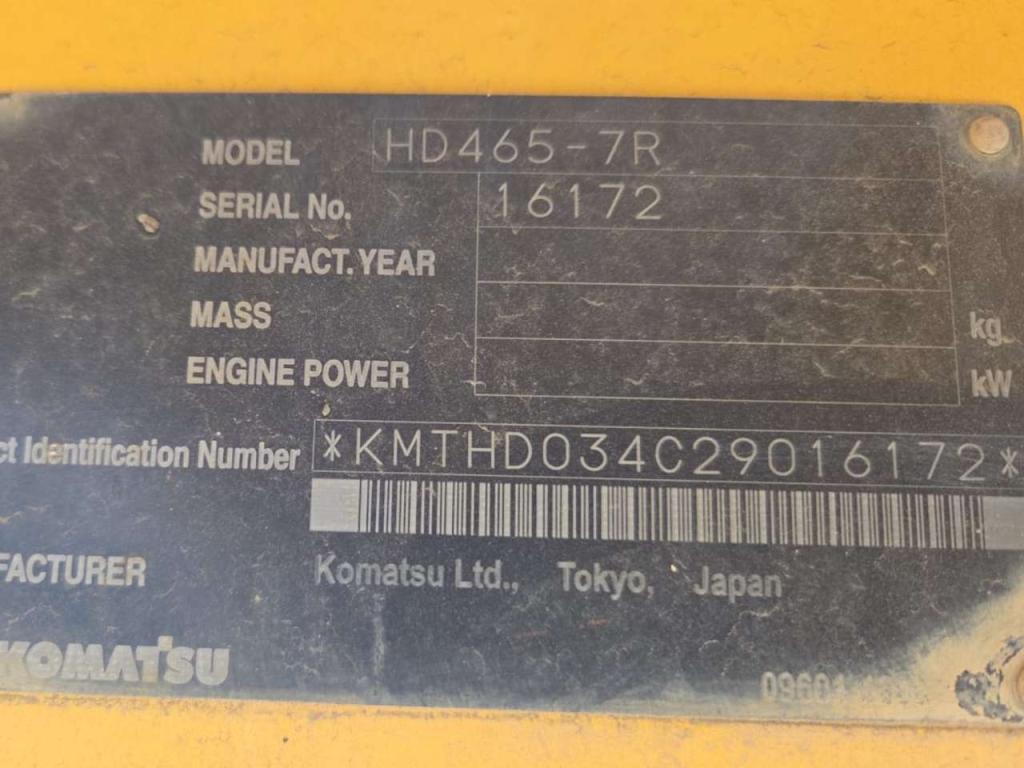 Komatsu HD465-7R Foto 13