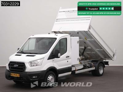 Ford Transit 170pk Kipper met Kist 3,5t Trekhaak Dubbellucht Airco Cruise Euro6 Tipper Benne Kieper Airc vendida por BAS World B.V.