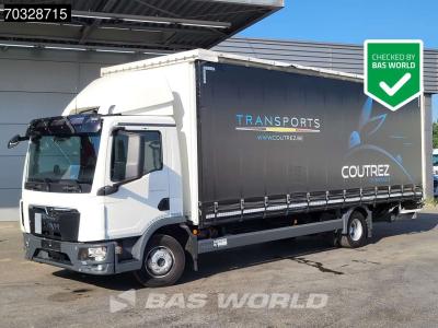 Man TGL 12.220 4X2 12tonner curtainsider 2000kg Ladebordwand Automatic Airco Euro 6 vendida por BAS World B.V.