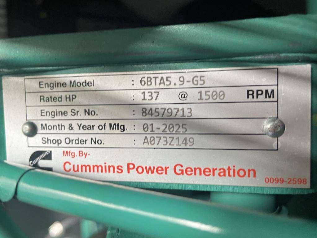 Cummins C110D5Q - 110 kVA Generator - DPX-18509-Q Foto 14