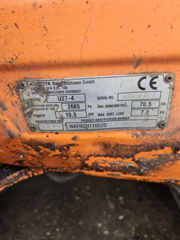 Kubota U27-4 Foto 8