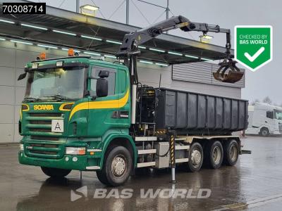 Scania R440 8X2 Palfinger Q150Z82 Kran Crane Bevako cable lift + container Euro 5 vendida por BAS World B.V.