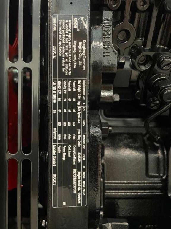 Cummins 4BTA3.9-G2 - 66 kVA Generator - DPX-19833 Foto 13