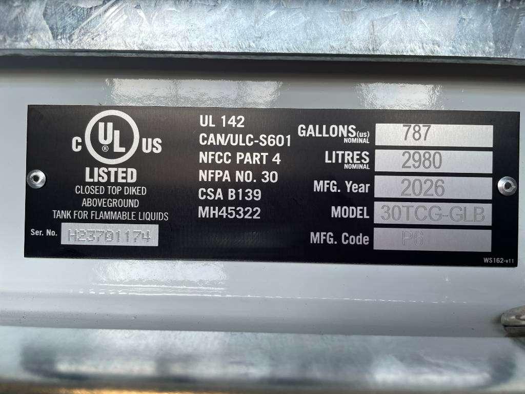Western Global - 30TCG - 3.000 Liter fuel Tank - DPX-31003 Foto 7
