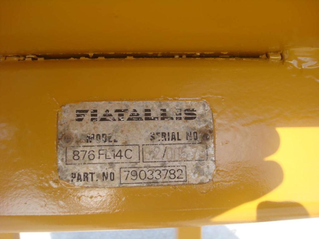 Estructura de protección para Fiat Allis FL10C - FL14C Foto 2