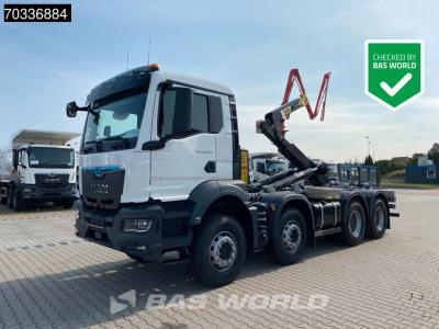 Man TGS 35.480 8X4 NEW! HYVA 26-60 SKZ containersystem Steel suspension Big-Axle Euro 6 vendida por BAS World B.V.