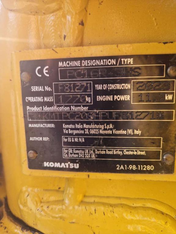 Komatsu PC16R-3HS Foto 2