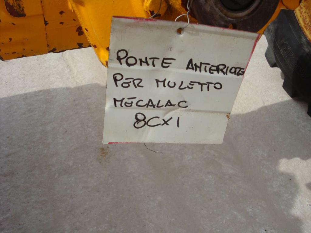Eje delantero para per Muletto Mecalac 8CXI Foto 2