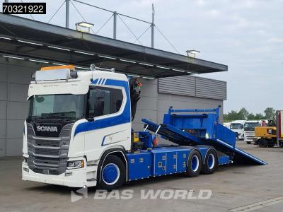 Scania R580 R 6X2 Abschleppwagen Palfinger PK33002 EH Crane Winch Recovery vehicle vendida por BAS World B.V.