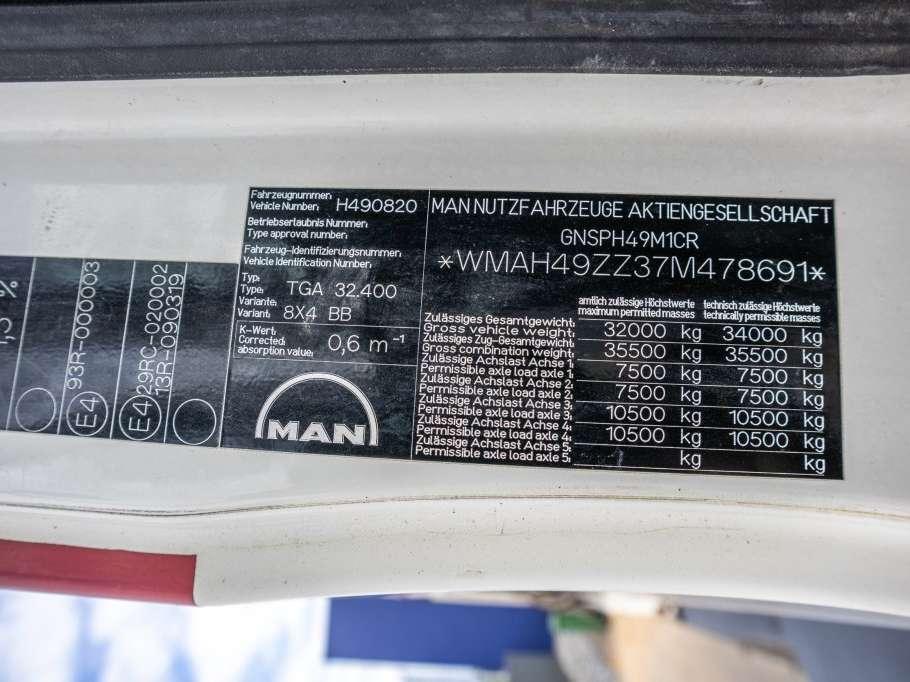 Man TGA 32.400BB+LIEBHERR+BAND/TAPIS/THEAM16M Foto 12
