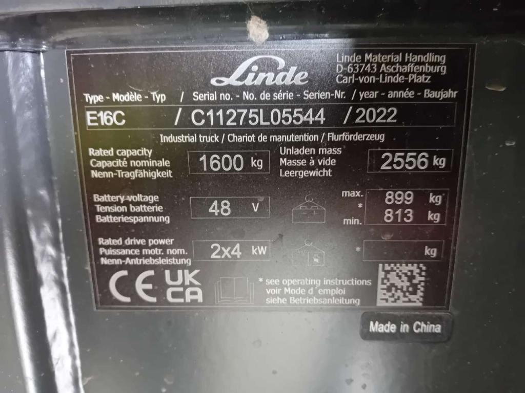 Linde E16C Foto 7