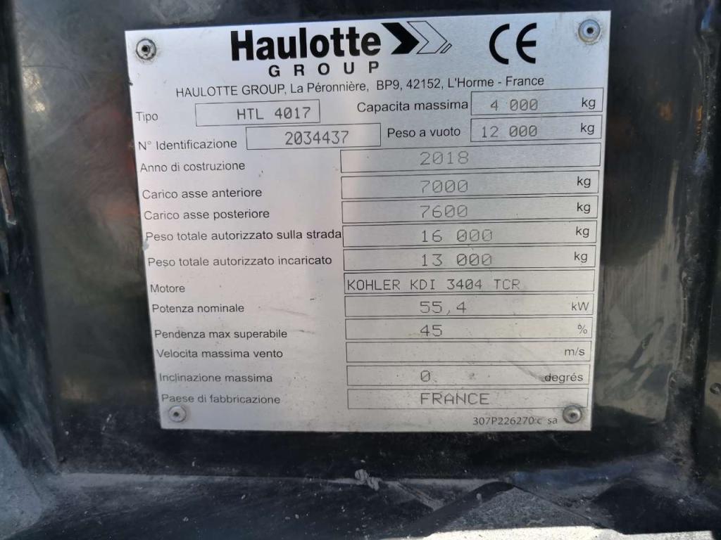 Haulotte HTL 4017 Foto 4