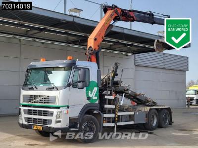 Volvo FM 340 FM 6X2 NL-Truck Palfinger PK21502 Kran Crane 2 extensions 24t cablelift Euro 3 vendida por BAS World B.V.