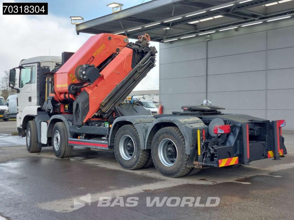 Man TGS 41.480 TGS 8X4 Tractorhead Palfinger PK150002 Crane Kran Winch 11 extensions 5th wheel Foto 15