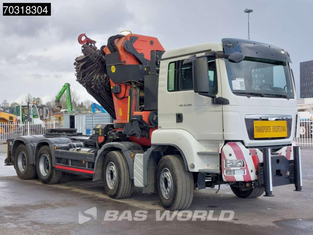 Man TGS 41.480 TGS 8X4 Tractorhead Palfinger PK150002 Crane Kran Winch 11 extensions 5th wheel Foto 16