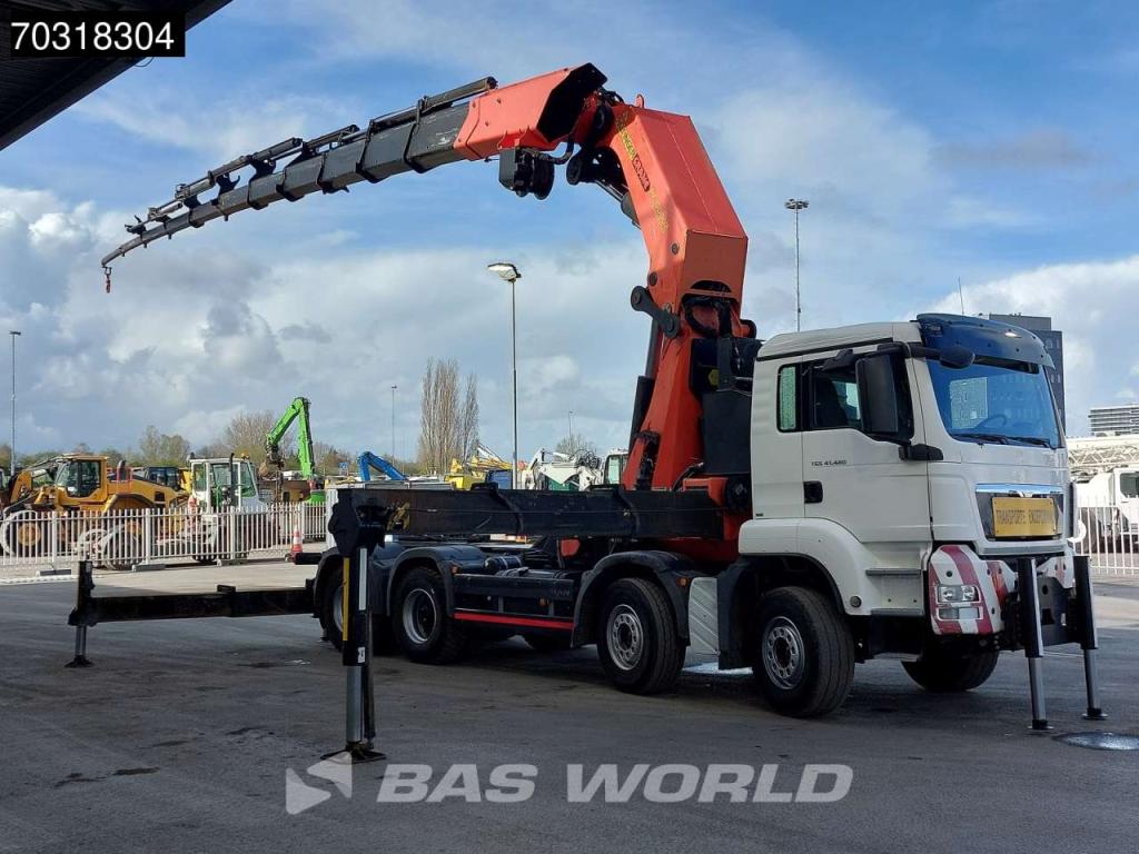 Man TGS 41.480 TGS 8X4 Tractorhead Palfinger PK150002 Crane Kran Winch 11 extensions 5th wheel Foto 3