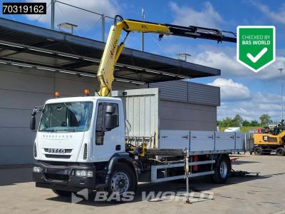 Iveco Eurocargo 180E250 4X2 HYVA V911 3S Kran Crane Remote control Manual Euro 5 vendida por BAS World B.V.