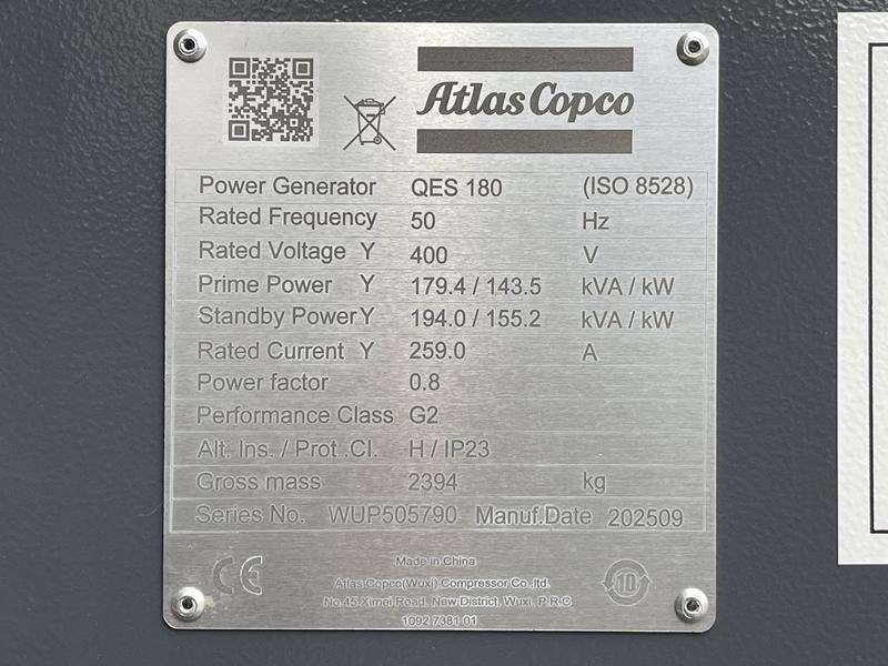 Atlas Copco QES 180 CUD 50HZ 400V 3PH CE Foto 6