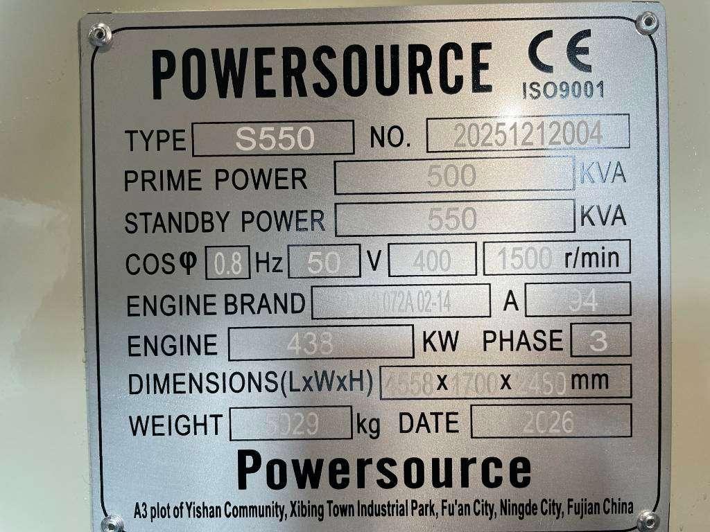 Scania DC13 072A - 550 kVA Generator - DPX-19764 Foto 6