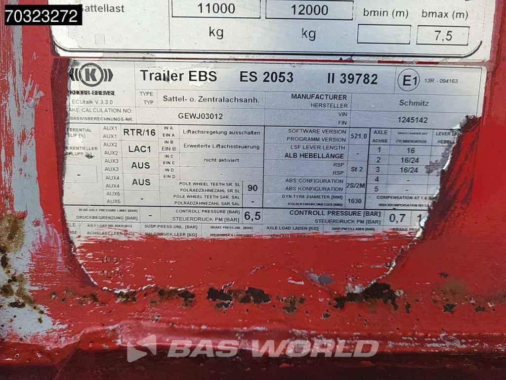 Schmitz SKI 24 3 axles Lift Axle Foto 28