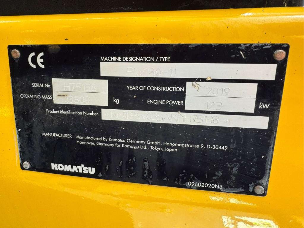 Komatsu PW180-11 Foto 10
