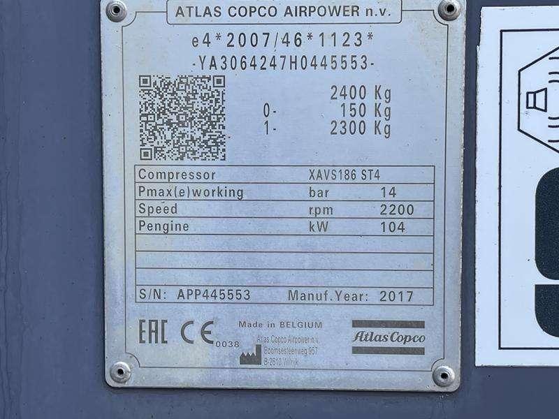 Atlas Copco XAVS 186 ST IV - N Foto 8