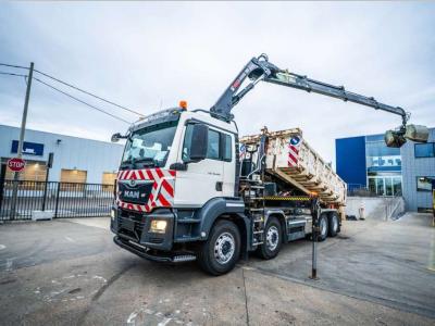 Man TGS 35.420 BL + HIAB X-HIDUO 188/3x vendida por Braem NV