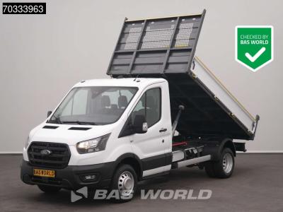 Ford Transit 165pk Kipper Dubbellucht 3,5t Trekhaak Airco Camera Euro6 Tipper Benne Kieper A/C Towbar vendida por BAS World B.V.