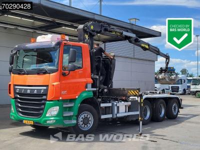 Ginaf X6 4336CHFE GINAF 8X6 NL-Truck 8x6 Tajfun L170 Z3 Crane + VDL S-25-6200 containersystem Lift+Steeri vendida por BAS World B.V.