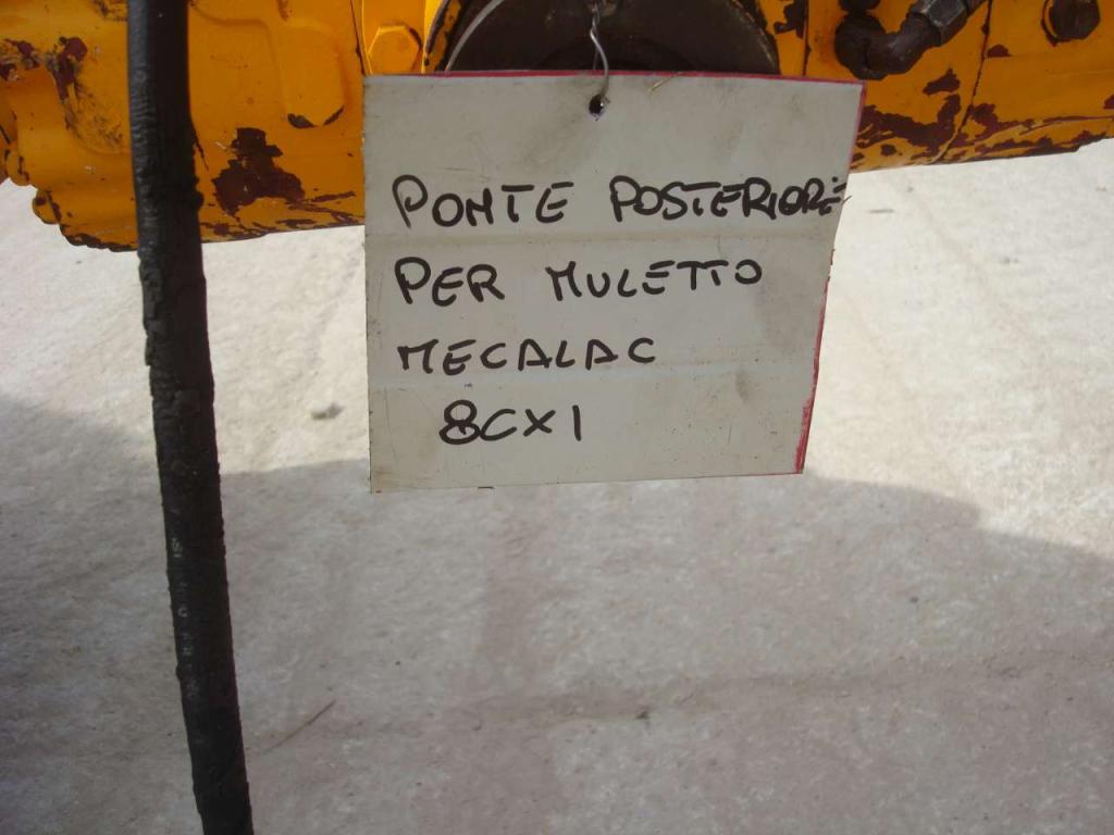 Eje posterior para per Muletto Mecalac 8CXI Foto 2