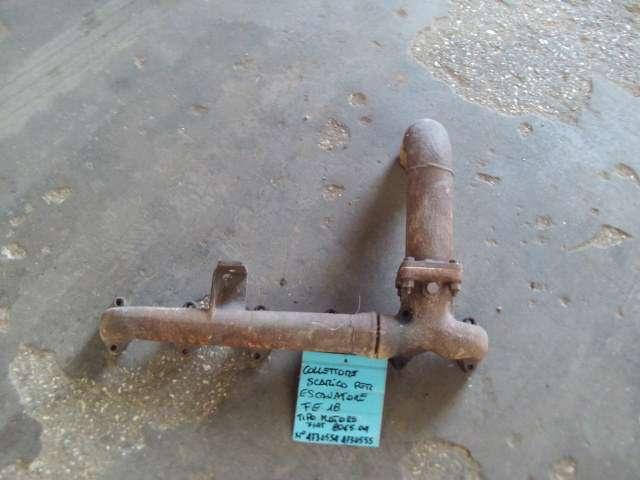 Colector de escape para Fiat Allis FE 18 - MOTORE FIAT 8065.04 - N. 4730554 - 4730555 Foto 3