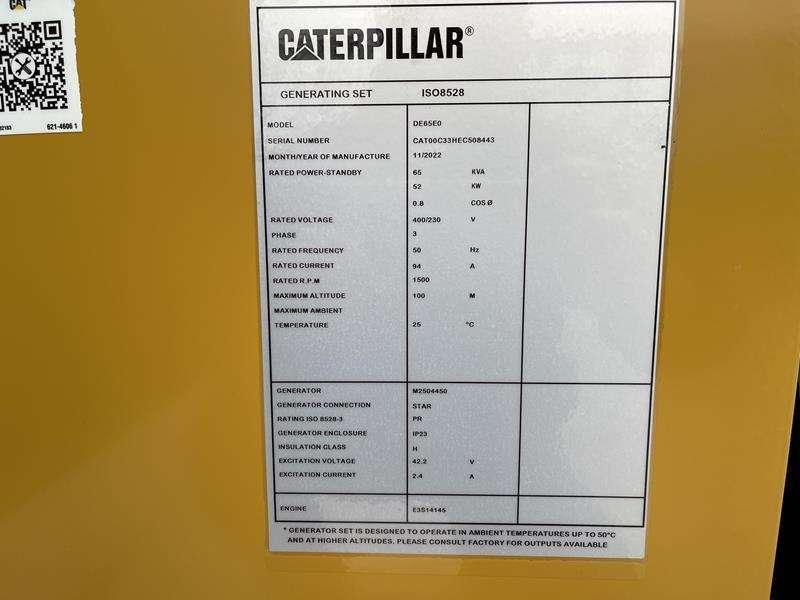 Caterpillar DE 65 E 0 Noodaggregaat Foto 5