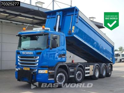 Scania G450 10X4 NL-Truck APK 24m3 HYVA Tipper Lift+Steering axle Retarder Euro 6 vendida por BAS World B.V.